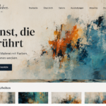 Beispiel-Homepage Künstler