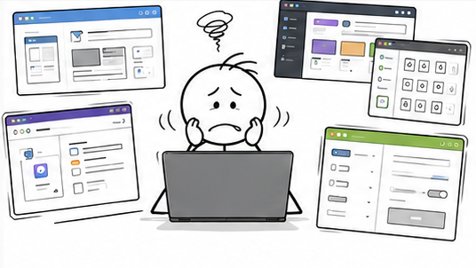 8 screenbean overwhelmed by numerous options lost